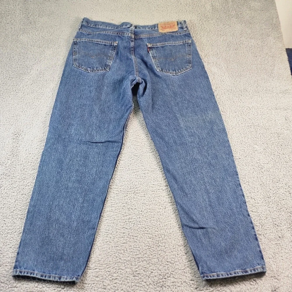Levis 550 Jeans Mens 36x34 Blue‎ Relaxed Fit Tapered Denim Casual Pants